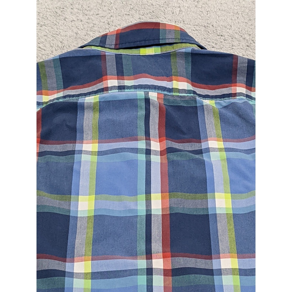 Hollister Plaid Long Sleeve Shirt Medium Large Buttons Western Preppy Retro Y2K - Picture 15 of 15